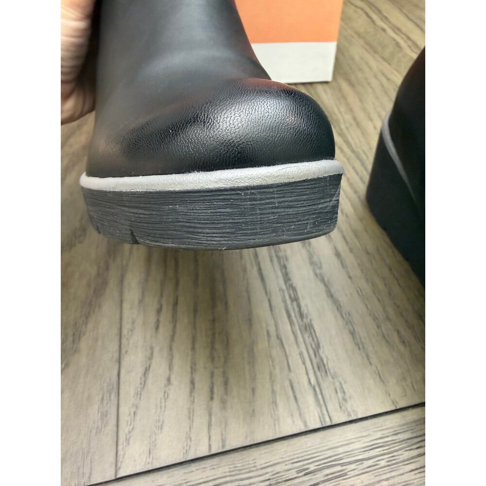 SOUL Naturalizer Archer Wedge Ankle Booties Black Womens 10M - Picture 9 of 14